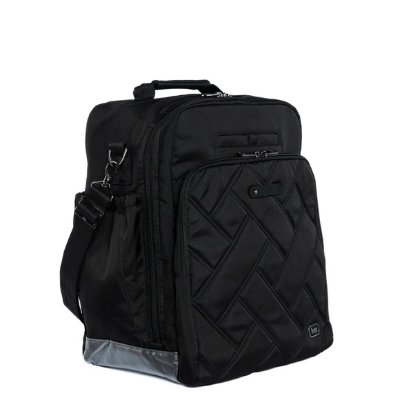EUC LUG Ranger XL 2 Duffel Bag Carry On Tote BRUSHED BLACK - Picture 2 of 7